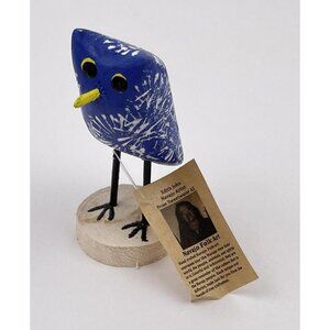 Edith John Navajo Folk Art Owl, 6.5", Rare